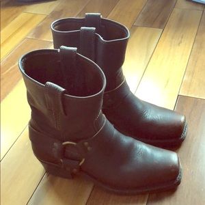 Frye harness boots